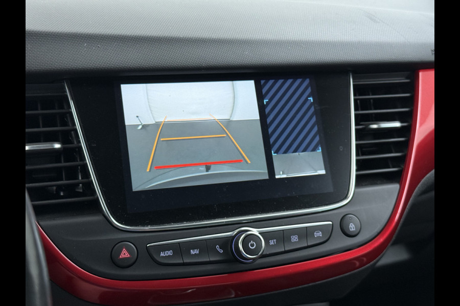 Opel Crossland 1.2 Turbo GS Line Navi 360°Camera Trekhaak AGR-Comfort Stoel Android Auto Apple Carplay Cruise Control Airco Pdc Stoel+Stuur+Voorruitverwarming Led Lmv 16" Pivacy Glas Isofix DAB 1e Eigenaar Dealeronderhouden Origineel Nederlandse Auto