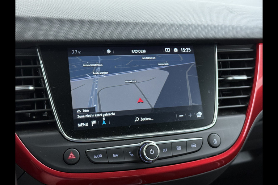 Opel Crossland 1.2 Turbo GS Line Navi 360°Camera Trekhaak AGR-Comfort Stoel Android Auto Apple Carplay Cruise Control Airco Pdc Stoel+Stuur+Voorruitverwarming Led Lmv 16" Pivacy Glas Isofix DAB 1e Eigenaar Dealeronderhouden Origineel Nederlandse Auto
