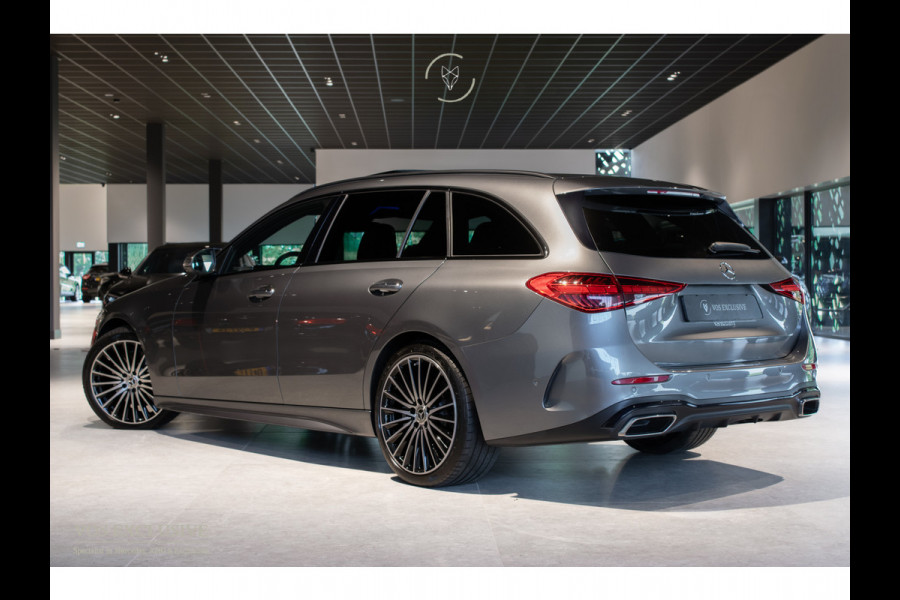 Mercedes-Benz C-Klasse Estate 300 d AMG Night|ACC|Keyless|360°|Massage|Stoelkoeling|Mem|Pano|Standkachel|19"|Trekhaak|Digital Light