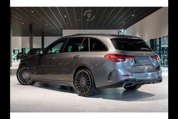 Mercedes-Benz C-Klasse Estate 300 d AMG Night|ACC|Keyless|360°|Massage|Stoelkoeling|Mem|Pano|Standkachel|19"|Trekhaak|Digital Light