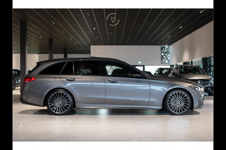 Mercedes-Benz C-Klasse Estate 300 d AMG Night|ACC|Keyless|360°|Massage|Stoelkoeling|Mem|Pano|Standkachel|19"|Trekhaak|Digital Light