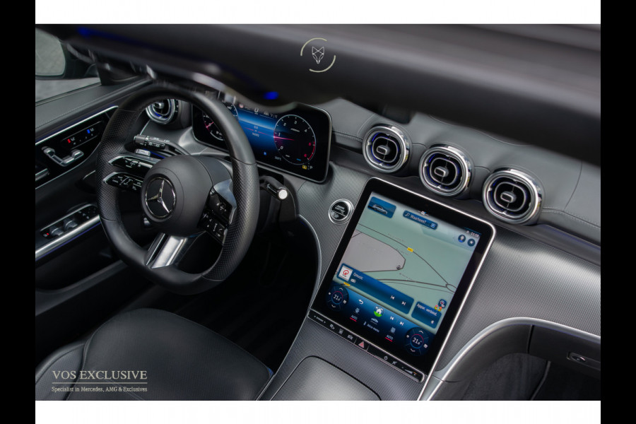 Mercedes-Benz C-Klasse Estate 300 d AMG Night|ACC|Keyless|360°|Massage|Stoelkoeling|Mem|Pano|Standkachel|19"|Trekhaak|Digital Light