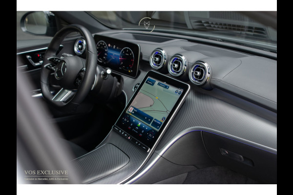 Mercedes-Benz C-Klasse Estate 300 d AMG Night|ACC|Keyless|360°|Massage|Stoelkoeling|Mem|Pano|Standkachel|19"|Trekhaak|Digital Light