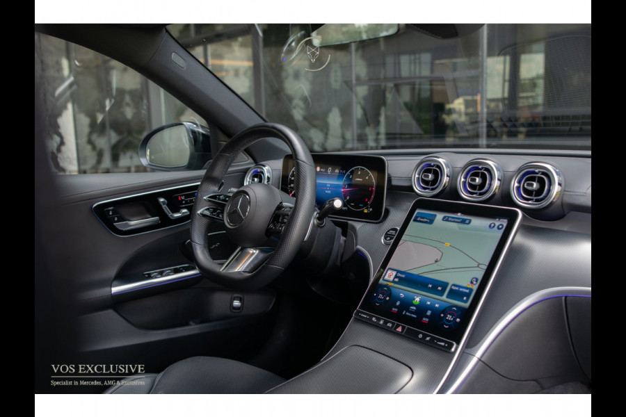 Mercedes-Benz C-Klasse Estate 300 d AMG Night|ACC|Keyless|360°|Massage|Stoelkoeling|Mem|Pano|Standkachel|19"|Trekhaak|Digital Light