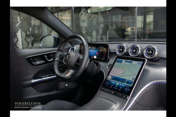 Mercedes-Benz C-Klasse Estate 300 d AMG Night|ACC|Keyless|360°|Massage|Stoelkoeling|Mem|Pano|Standkachel|19"|Trekhaak|Digital Light