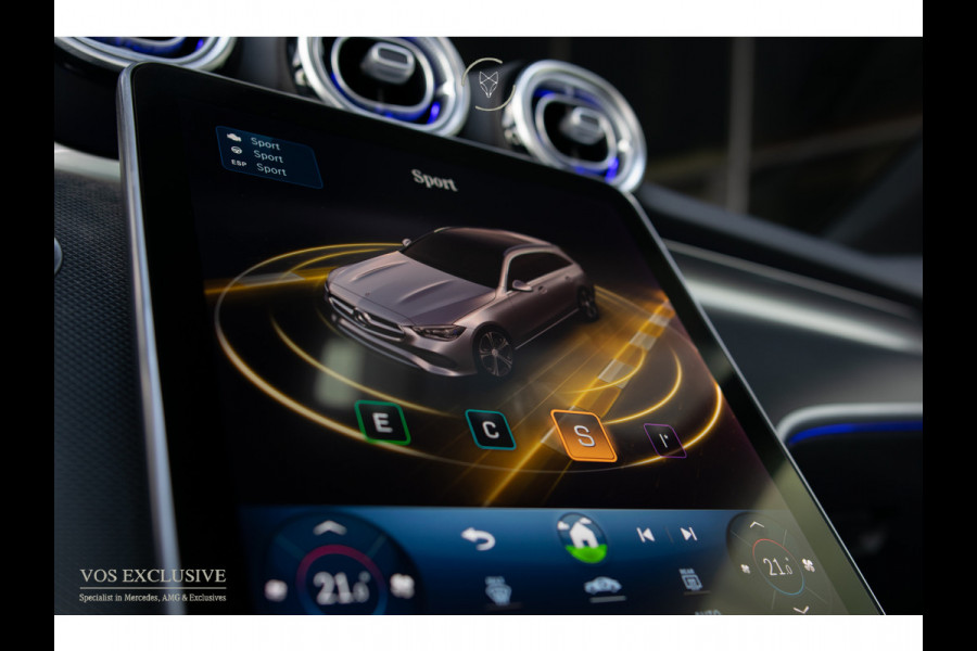 Mercedes-Benz C-Klasse Estate 300 d AMG Night|ACC|Keyless|360°|Massage|Stoelkoeling|Mem|Pano|Standkachel|19"|Trekhaak|Digital Light