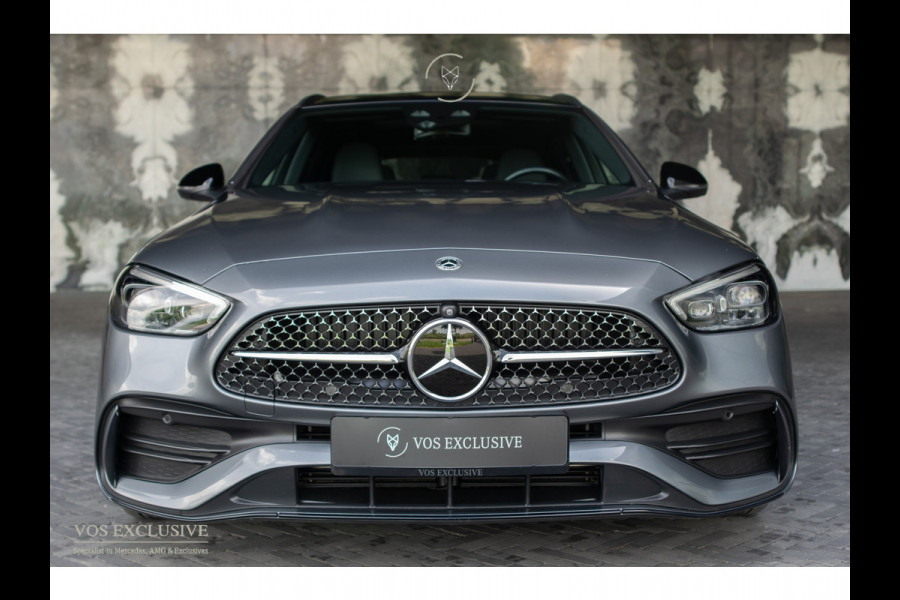 Mercedes-Benz C-Klasse Estate 300 d AMG Night|ACC|Keyless|360°|Massage|Stoelkoeling|Mem|Pano|Standkachel|19"|Trekhaak|Digital Light