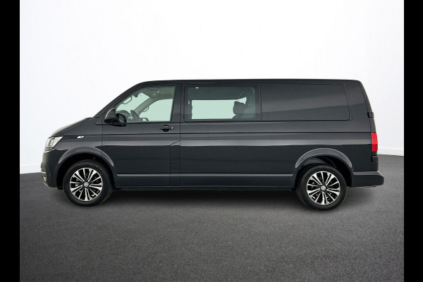 Volkswagen Transporter 2.0 TDI L2H1 Dubbele Cabine Highline Automaat Navigatie Carplay Parkeersensoren Trekhaak Adaptive Cruise control 6-zits