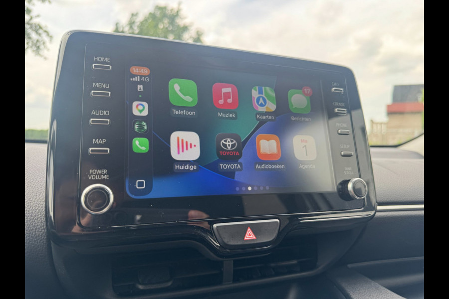 Toyota Yaris 1.5 Hybrid Dynamic CARPLAY / 4-SEIZ. BANDEN / RESERVE WIEL / STOELVERW. / CRUISE / ACHTERUITRIJCAMERA / LMV