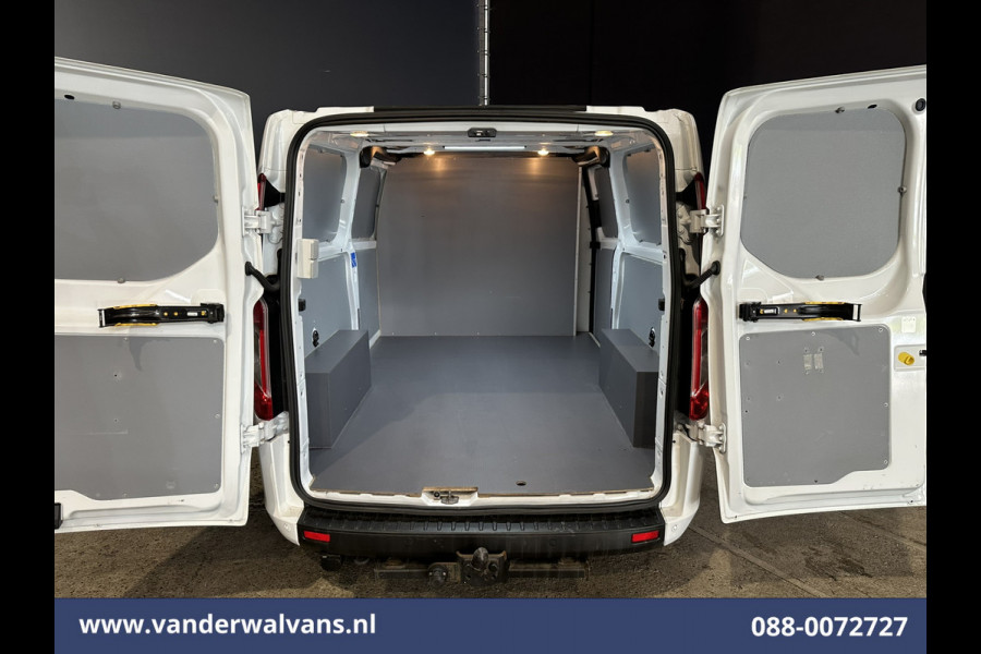 Ford Transit Custom 2.0 TDCI 130pk L2H1 Euro6 Airco | Camera | 2800kg Trekhaak | LED | Android Auto Cruisecontrol, Verwarmde voorruit, Stoelverwarming, Parkeersensoren, Bijrijdersbank