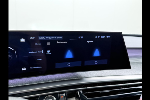 Peugeot E-5008 GT 73 kWh SOH 95%| 7 PERSOONS | COMPLEET UITGEVOERD| STOEL VENTILATIE |WARMTEPOMP| ADAPTIEVE CRUISE CONTROL | 360° CAMERA | ACHTERBANK VERWARMD |STOEL+ STUURVERWARMING| MEMORY STOEL MET MASSAGE| DODE HOEK SENSOR| ELEKTRISCHE ACHTERKLEP