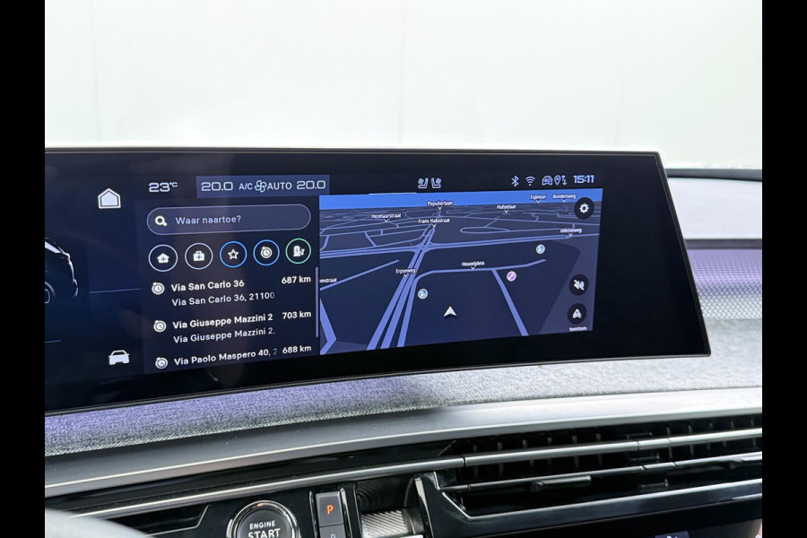 Peugeot E-5008 GT 73 kWh SOH 95%| 7 PERSOONS | COMPLEET UITGEVOERD| STOEL VENTILATIE |WARMTEPOMP| ADAPTIEVE CRUISE CONTROL | 360° CAMERA | ACHTERBANK VERWARMD |STOEL+ STUURVERWARMING| MEMORY STOEL MET MASSAGE| DODE HOEK SENSOR| ELEKTRISCHE ACHTERKLEP
