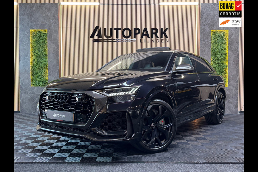 Audi RSQ8 4.0 TFSI RS Q8 quattro PANO|CARBON|KERAMISCH|B&O|MASSAGE|SOFTCLOSE|360CAM|MEMORY|KEYLESS|DEALER ONDERHOUDEN|600PK|BOMVOL