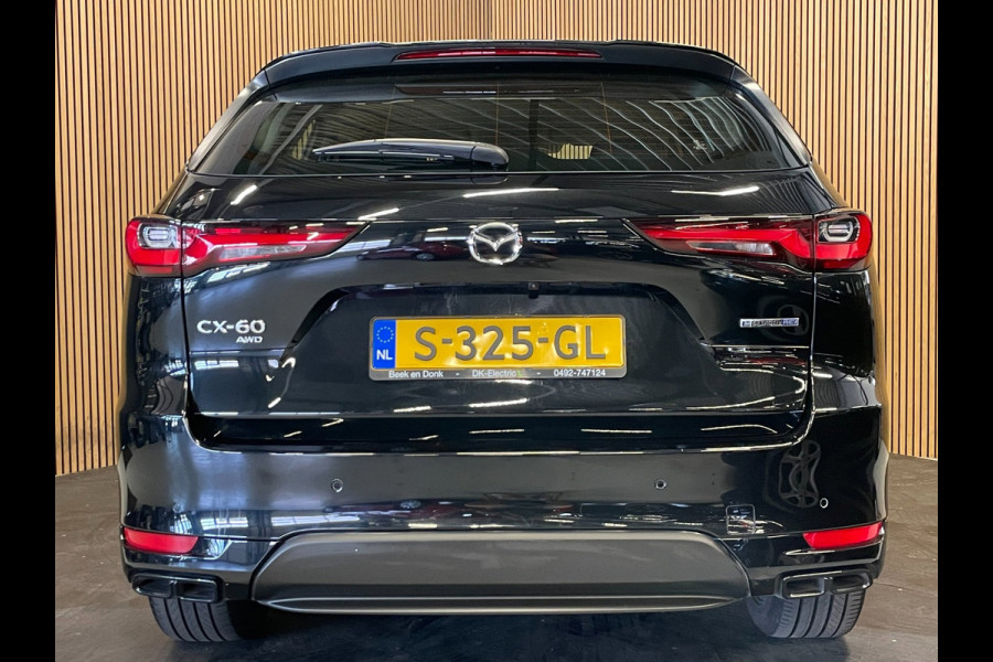 Mazda CX-60 2.5 e-SkyActiv PHEV Homura|BLACK EDITION|LEDER|STOEL+STUURVERW|CARPLAY|CAMERA|CLIMA+CRUISE|NAP|ORG.NL|1e EIG.|INCL.BTW