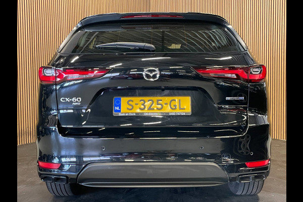 Mazda CX-60 2.5 e-SkyActiv PHEV Homura|BLACK EDITION|LEDER|STOEL+STUURVERW|CARPLAY|CAMERA|CLIMA+CRUISE|NAP|ORG.NL|1e EIG.|INCL.BTW
