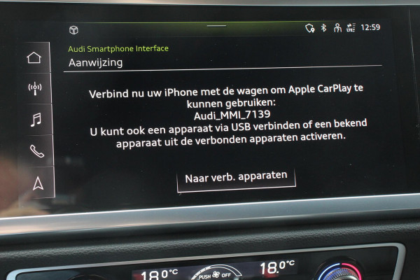 Audi Q3 Sportback 35 TFSI 150pk S-tronic Prestige Navigatie Apple Carplay/Android Auto Parkeersensoren Adaptieve Cruise Control Stoelverwarming Ledverlichting Virtual Cockpit Climate Control