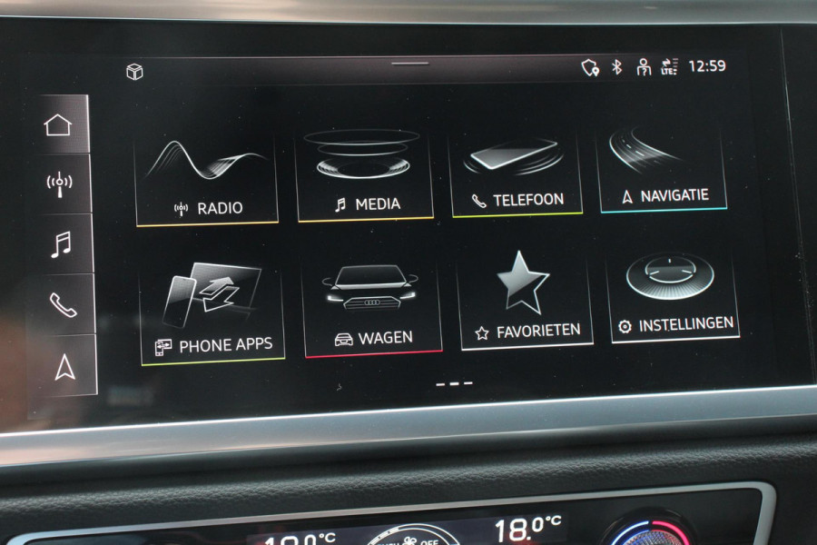 Audi Q3 Sportback 35 TFSI 150pk S-tronic Prestige Navigatie Apple Carplay/Android Auto Parkeersensoren Adaptieve Cruise Control Stoelverwarming Ledverlichting Virtual Cockpit Climate Control