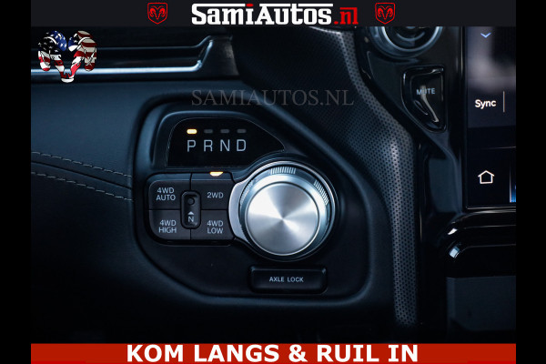Dodge Ram HULK 5.7 V8 402PK | LIMITED EDITION | HUD | LUCHTVERING | BLACK ON BLACK | STRIPING | WIDE BODY | BREDE WIELEN | BOM VOL CREW CAB DUBBELE CAINE 5 PERSOONS UITVOERING | TOP STAAT |