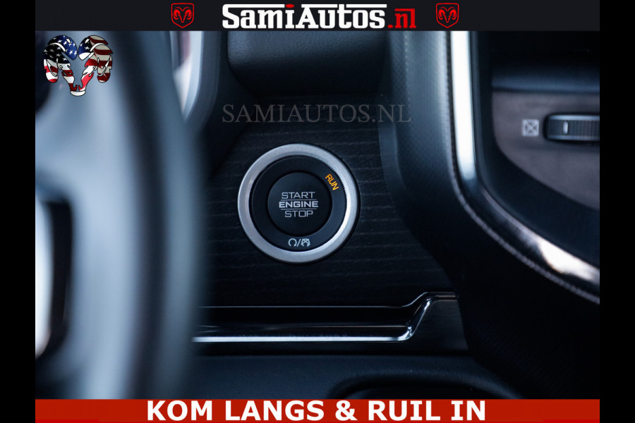 Dodge Ram HULK 5.7 V8 402PK | LIMITED EDITION | HUD | LUCHTVERING | BLACK ON BLACK | STRIPING | WIDE BODY | BREDE WIELEN | BOM VOL CREW CAB DUBBELE CAINE 5 PERSOONS UITVOERING | TOP STAAT |
