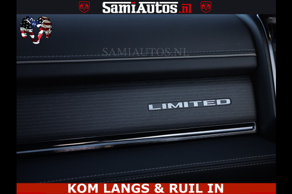 Dodge Ram HULK 5.7 V8 402PK | LIMITED EDITION | HUD | LUCHTVERING | BLACK ON BLACK | STRIPING | WIDE BODY | BREDE WIELEN | BOM VOL CREW CAB DUBBELE CAINE 5 PERSOONS UITVOERING | TOP STAAT |