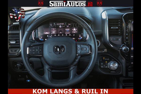 Dodge Ram HULK 5.7 V8 402PK | LIMITED EDITION | HUD | LUCHTVERING | BLACK ON BLACK | STRIPING | WIDE BODY | BREDE WIELEN | BOM VOL CREW CAB DUBBELE CAINE 5 PERSOONS UITVOERING | TOP STAAT |
