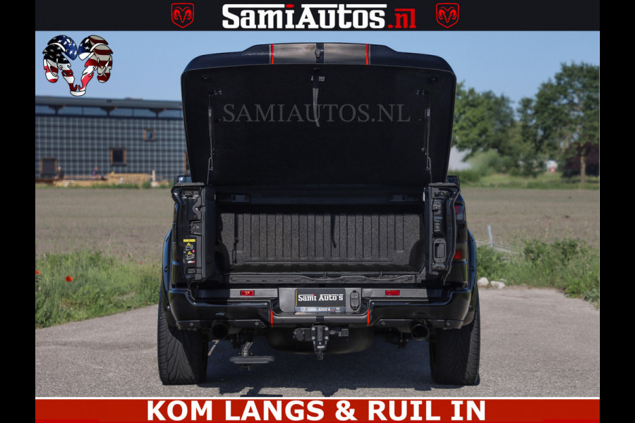Dodge Ram HULK 5.7 V8 402PK | LIMITED EDITION | HUD | LUCHTVERING | BLACK ON BLACK | STRIPING | WIDE BODY | BREDE WIELEN | BOM VOL CREW CAB DUBBELE CAINE 5 PERSOONS UITVOERING | TOP STAAT |