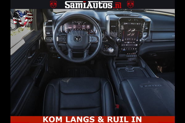 Dodge Ram HULK 5.7 V8 402PK | LIMITED EDITION | HUD | LUCHTVERING | BLACK ON BLACK | STRIPING | WIDE BODY | BREDE WIELEN | BOM VOL CREW CAB DUBBELE CAINE 5 PERSOONS UITVOERING | TOP STAAT |