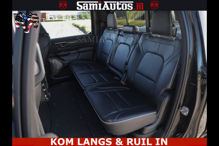 Dodge Ram HULK 5.7 V8 402PK | LIMITED EDITION | HUD | LUCHTVERING | BLACK ON BLACK | STRIPING | WIDE BODY | BREDE WIELEN | BOM VOL CREW CAB DUBBELE CAINE 5 PERSOONS UITVOERING | TOP STAAT |