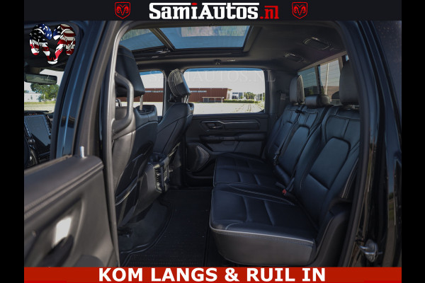 Dodge Ram HULK 5.7 V8 402PK | LIMITED EDITION | HUD | LUCHTVERING | BLACK ON BLACK | STRIPING | WIDE BODY | BREDE WIELEN | BOM VOL CREW CAB DUBBELE CAINE 5 PERSOONS UITVOERING | TOP STAAT |