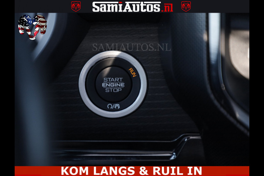 Dodge Ram HULK 5.7 V8 402PK | LIMITED EDITION | HUD | LUCHTVERING | BLACK ON BLACK | STRIPING | WIDE BODY | BREDE WIELEN | BOM VOL CREW CAB DUBBELE CAINE 5 PERSOONS UITVOERING | TOP STAAT |