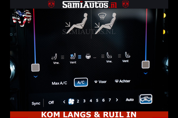 Dodge Ram HULK 5.7 V8 402PK | LIMITED EDITION | HUD | LUCHTVERING | BLACK ON BLACK | STRIPING | WIDE BODY | BREDE WIELEN | BOM VOL CREW CAB DUBBELE CAINE 5 PERSOONS UITVOERING | TOP STAAT |