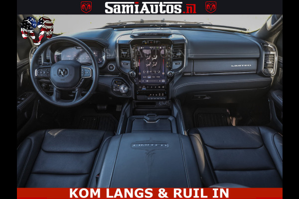 Dodge Ram HULK 5.7 V8 402PK | LIMITED EDITION | HUD | LUCHTVERING | BLACK ON BLACK | STRIPING | WIDE BODY | BREDE WIELEN | BOM VOL CREW CAB DUBBELE CAINE 5 PERSOONS UITVOERING | TOP STAAT |