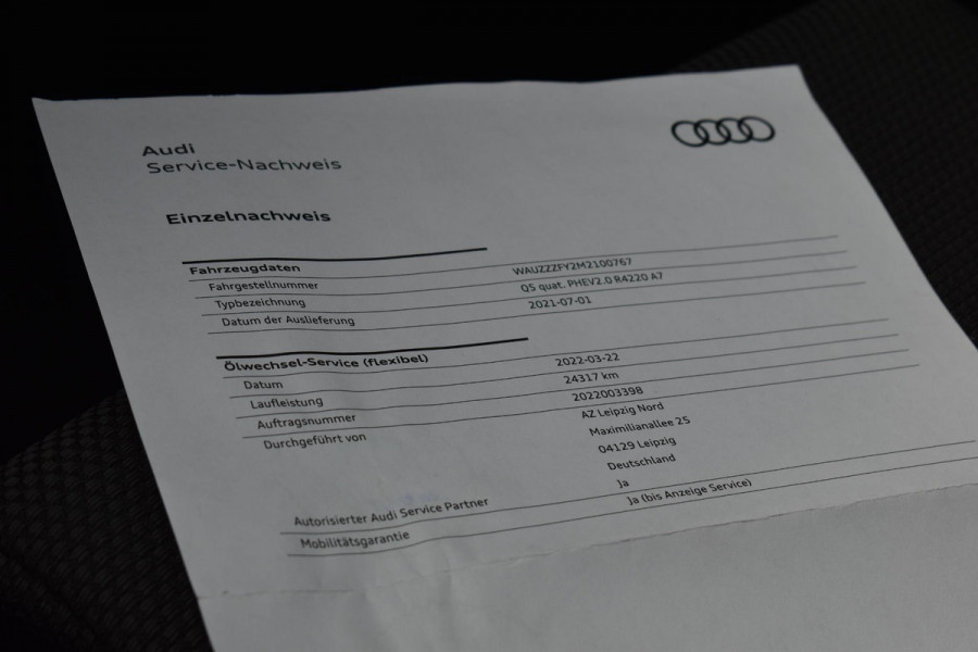 Audi Q5 50 TFSI e S edition