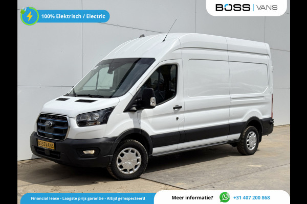 Ford E-Transit 68kWh 184PK L3H3 Pakketinrichting 334km WLTP 96,2% (SOH) BEV Snelladen 360º Camera Cruise control Climate control Carplay Navigatie Laadkabel Parkeersensoren v+a