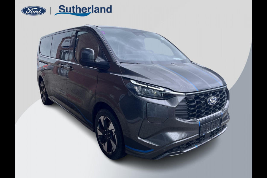 Ford Transit Custom 320 2.5 PHEV L2H1 Sport DC 233pk Incl BTW en BPM | Dubbele Cabine | Stoelverwarming | Achteruitrijcamera | Achterklep