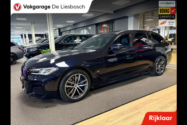 BMW 5 Serie Touring 530e xDrive High Executive M-sport / leer / pano / navi / head-up / Apple carplay