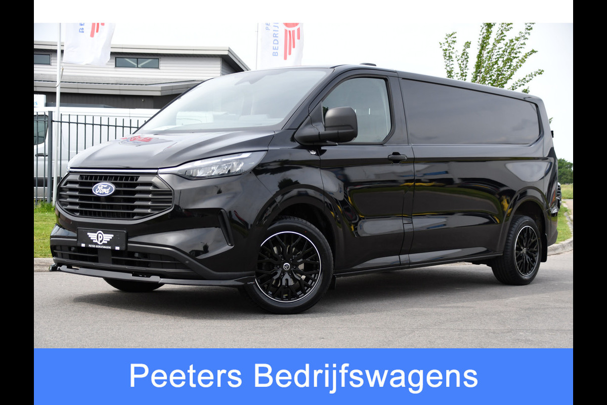 Ford Transit Custom 300 2.0 TDCI L2H1 Black Edition Camera, Cruise, Carplay, 170pk, Mulitmedia, LED, Automaat, Virtual, Uniek!