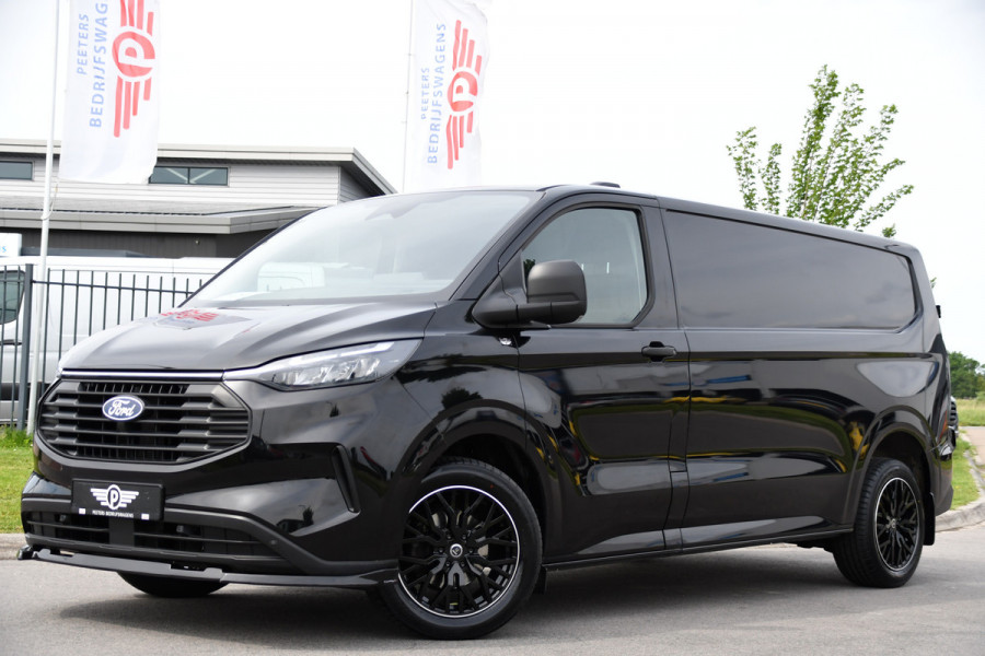 Ford Transit Custom 300 2.0 TDCI L2H1 Black Edition Camera, Cruise, Carplay, 170pk, Mulitmedia, LED, Automaat, Virtual, Uniek!