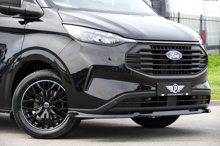Ford Transit Custom 300 2.0 TDCI L2H1 Black Edition Camera, Cruise, Carplay, 170pk, Mulitmedia, LED, Automaat, Virtual, Uniek!