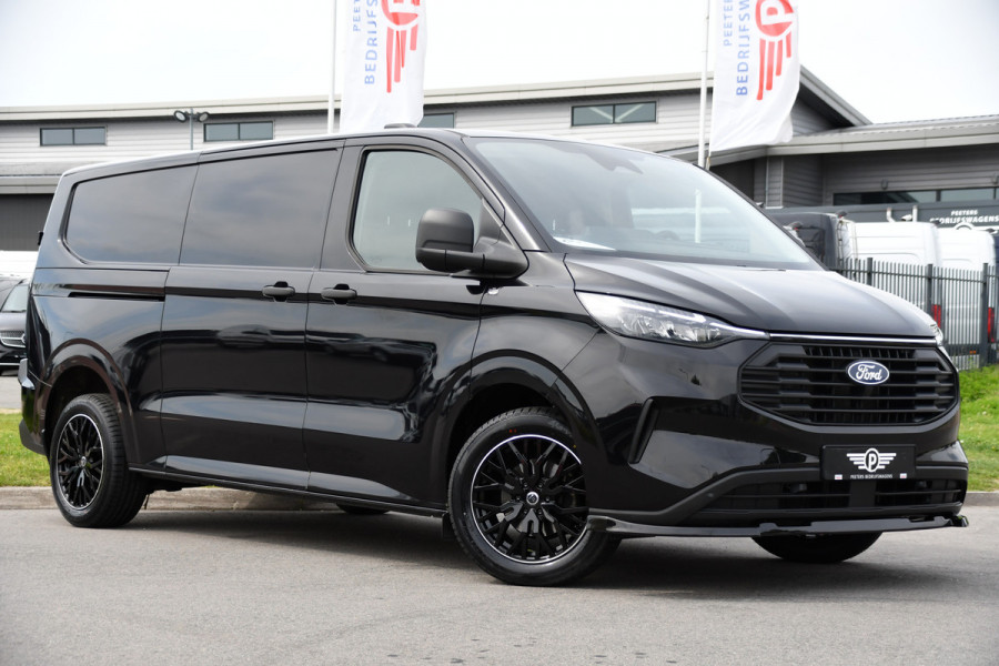 Ford Transit Custom 300 2.0 TDCI L2H1 Black Edition Camera, Cruise, Carplay, 170pk, Mulitmedia, LED, Automaat, Virtual, Uniek!
