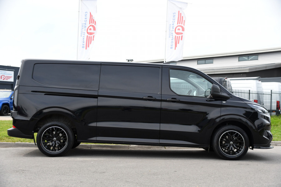 Ford Transit Custom 300 2.0 TDCI L2H1 Black Edition Camera, Cruise, Carplay, 170pk, Mulitmedia, LED, Automaat, Virtual, Uniek!