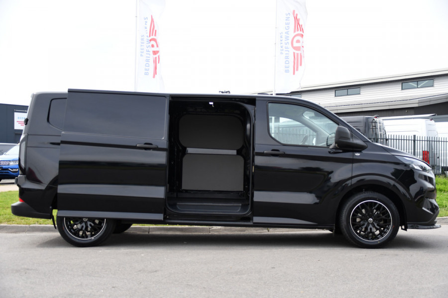 Ford Transit Custom 300 2.0 TDCI L2H1 Black Edition Camera, Cruise, Carplay, 170pk, Mulitmedia, LED, Automaat, Virtual, Uniek!