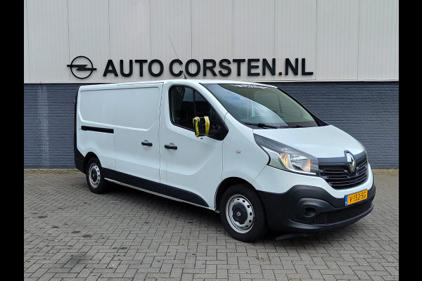 Renault Trafic 1.6 dCi 126PK T29 L2H1 3-Persoons Euro 6 Trekhaak Airco Navi Cruise Control Bluetooth Pdc Comfort Energy Betonplex vloer Wandbetimmering Schuifdeur Achterdeuren Origineel Nederlandse Auto