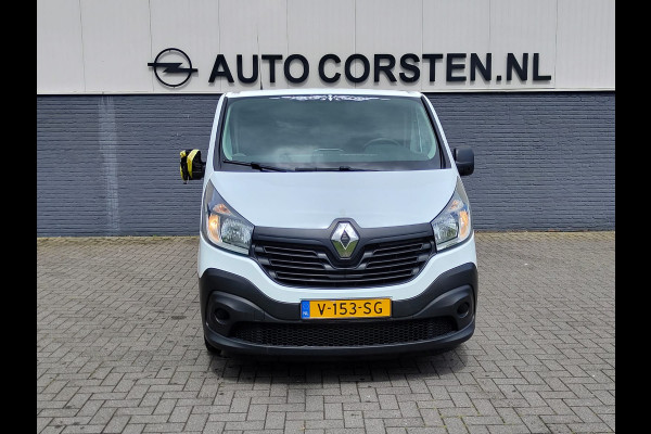 Renault Trafic 1.6 dCi 126PK T29 L2H1 3-Persoons Euro 6 Trekhaak Airco Navi Cruise Control Bluetooth Pdc Comfort Energy Betonplex vloer Wandbetimmering Schuifdeur Achterdeuren Origineel Nederlandse Auto