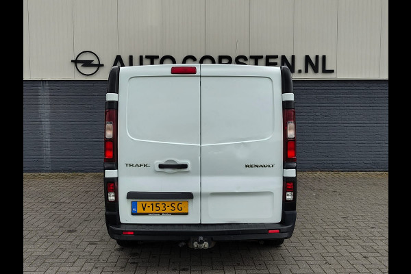 Renault Trafic 1.6 dCi 126PK T29 L2H1 3-Persoons Euro 6 Trekhaak Airco Navi Cruise Control Bluetooth Pdc Comfort Energy Betonplex vloer Wandbetimmering Schuifdeur Achterdeuren Origineel Nederlandse Auto