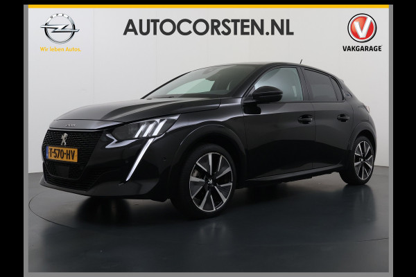 Peugeot e-208 EV GT 350 50kWh Soh 94% Panoramadak Adap.Cruise Stoelverwarming 3D-Navi 360°Camera Ecc Android Auto Apple Carplay Pdc Lmv Privacy Glas Led DAB Bluetooth Regen-Lichtsensor DAB+ Dealeronderhouden