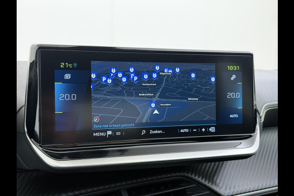 Peugeot e-208 EV GT 350 50kWh Soh 94% Panoramadak Adap.Cruise Stoelverwarming 3D-Navi 360°Camera Ecc Android Auto Apple Carplay Pdc Lmv Privacy Glas Led DAB Bluetooth Regen-Lichtsensor DAB+ Dealeronderhouden