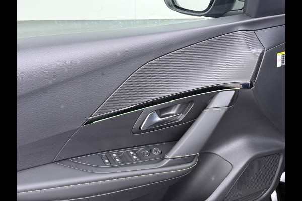 Peugeot e-208 EV GT 350 50kWh Soh 94% Panoramadak Adap.Cruise Stoelverwarming 3D-Navi 360°Camera Ecc Android Auto Apple Carplay Pdc Lmv Privacy Glas Led DAB Bluetooth Regen-Lichtsensor DAB+ Dealeronderhouden