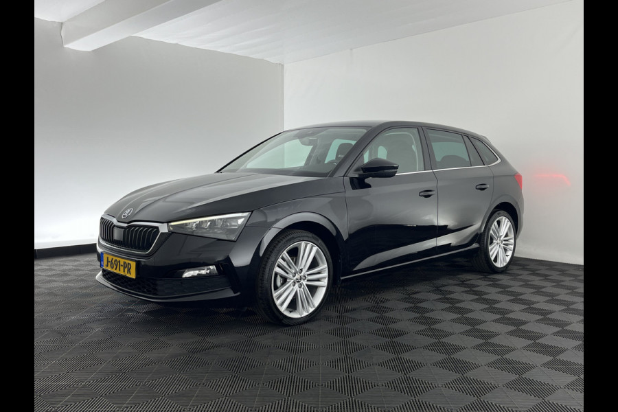 Škoda SCALA 1.0 TSI Business Edition (INCL-BTW) Aut. *FULL-LED | DIGI-COCKPIT | HEATED-COMFORTSEATS | CARPLAY | LANE-ASSIST | NAVI-FULLMAP | ECC | PRIVACY-GLASS | PDC | AMUNDSEN-AUDIO | CRUISE | 18''ALU*