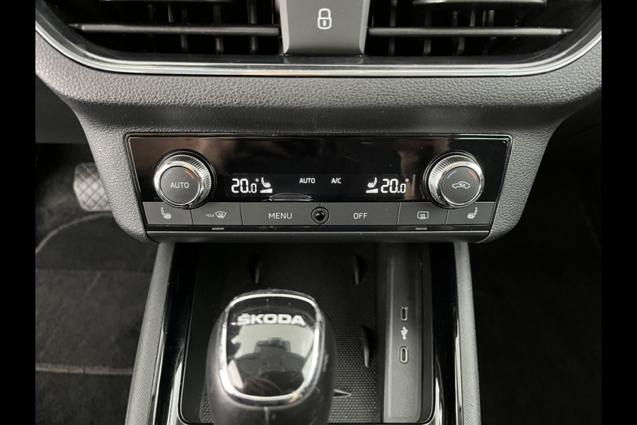 Škoda SCALA 1.0 TSI Business Edition (INCL-BTW) Aut. *FULL-LED | DIGI-COCKPIT | HEATED-COMFORTSEATS | CARPLAY | LANE-ASSIST | NAVI-FULLMAP | ECC | PRIVACY-GLASS | PDC | AMUNDSEN-AUDIO | CRUISE | 18''ALU*